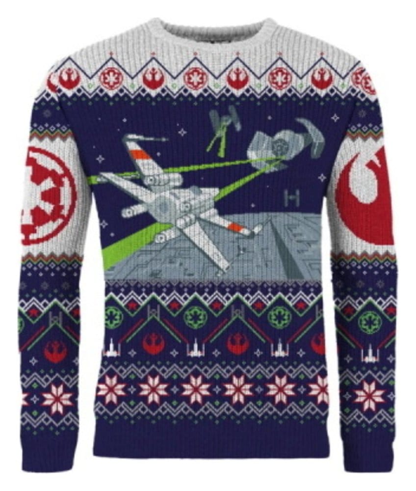 x_aaam-748214-p Star Wars Christmas Sweater X-Wing v TIE Fighter - immagine 1