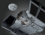 Star Wars Model Kit 1/72 TIE Advanced x1 10 cm - immagine 6
