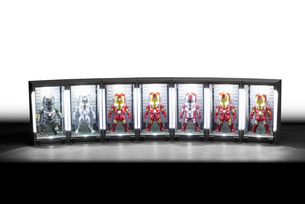 x_bkdmea-015 Marvel Mini Egg Mini Figures Iron Man Hall of Armor Blind Box Assortment (6) 8 cm - immagine 1