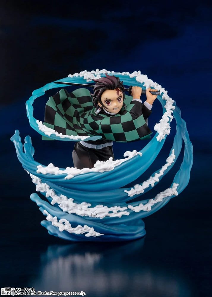 x_btn84186 Demon Slayer: Kimetsu no Yaiba FiguartsZERO PVC Figure Tanjiro Kamado -Water Breathing- 15 cm - immagine 1