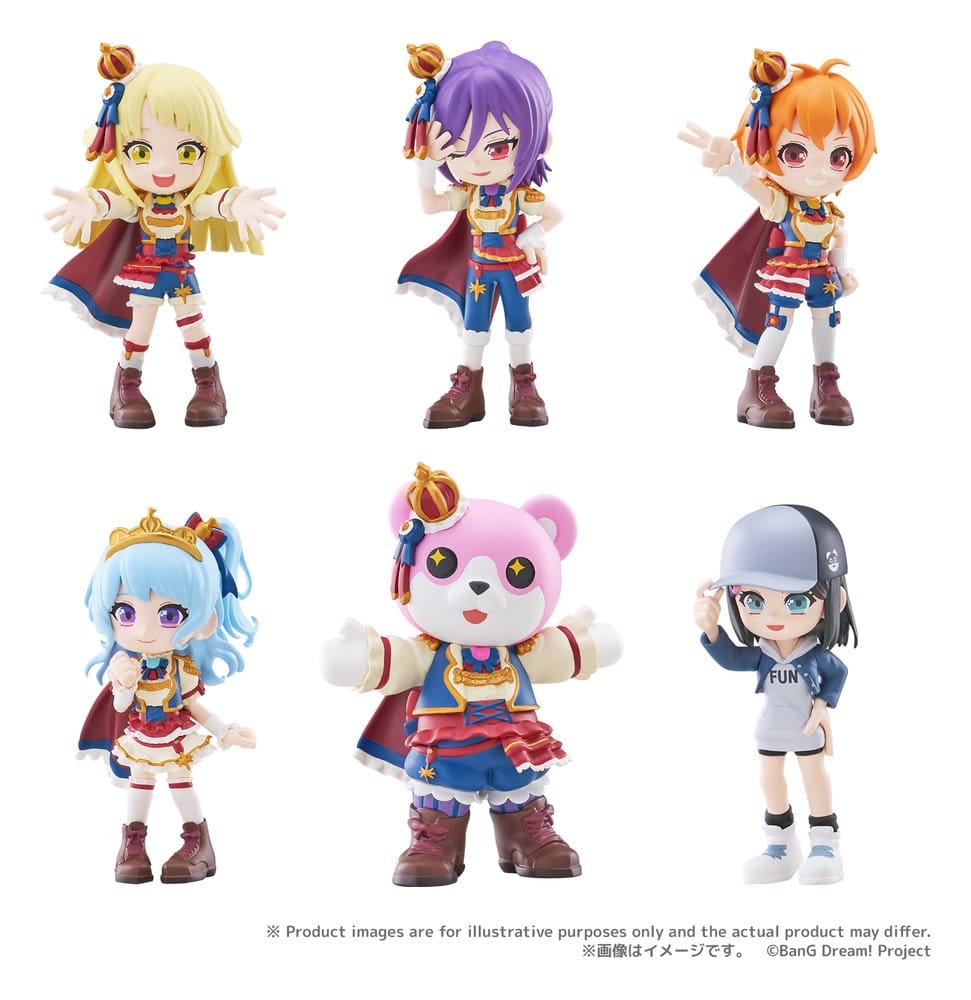 x_buro41581 BanG Dream! PalVerse Mini Figures Hello, Happy World! Blind Box Display (6) - immagine 1