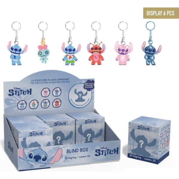 Disney Stitch Keychain Blind Box Display (6)