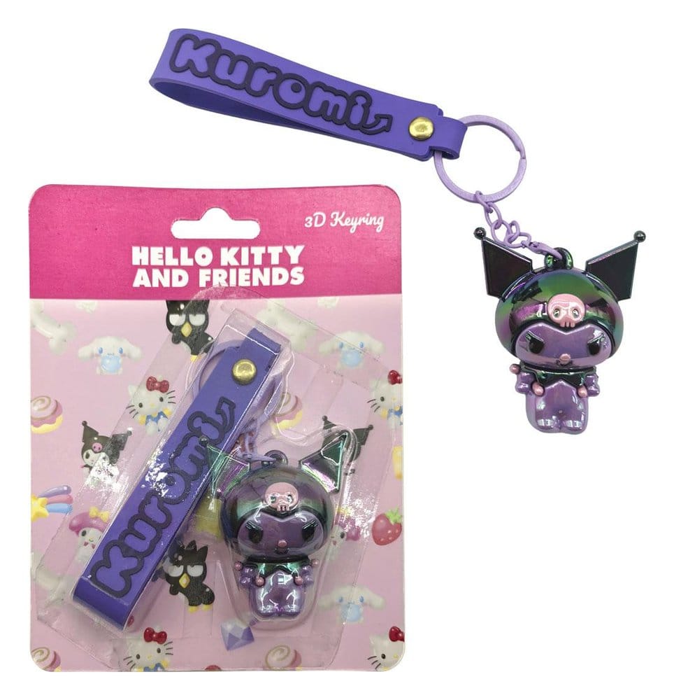 x_cer2600003457 Sanrio 3D Keychain Hello Kitty Kuromi - immagine 1