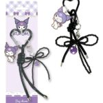Sanrio Charm Keyring Hello Kitty Kuromi