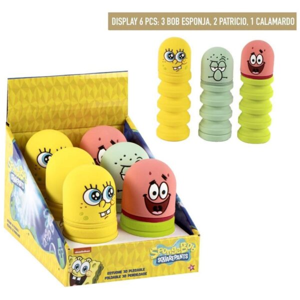 SpongeBob SquarePants Silicone Pencil Case Display (6)