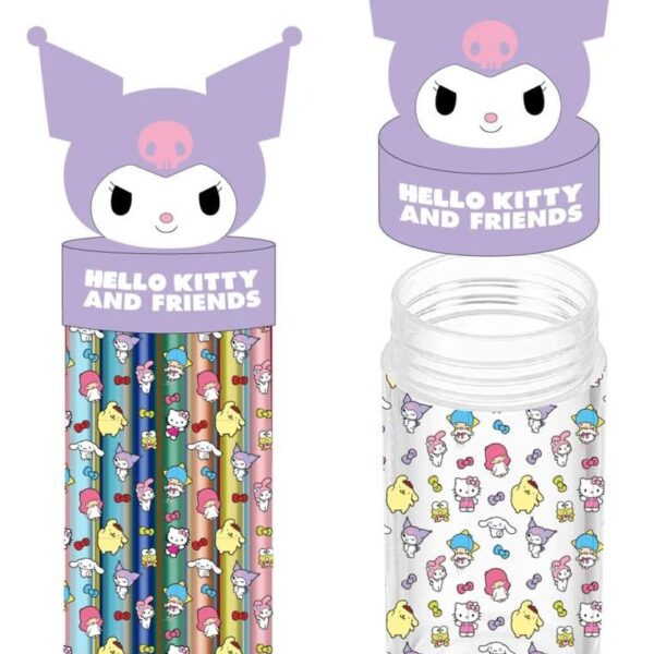 Sanrio Pencil Case with Accessories Kuromi