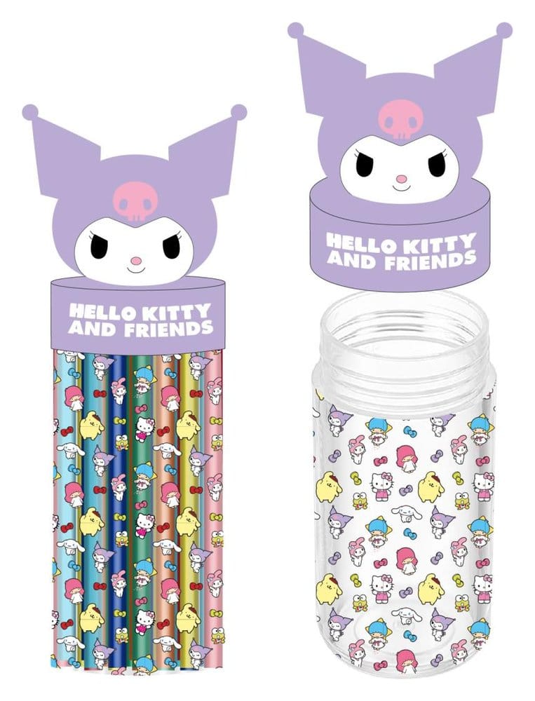 x_cer2700002376 Sanrio Pencil Case with Accessories Kuromi - immagine 1