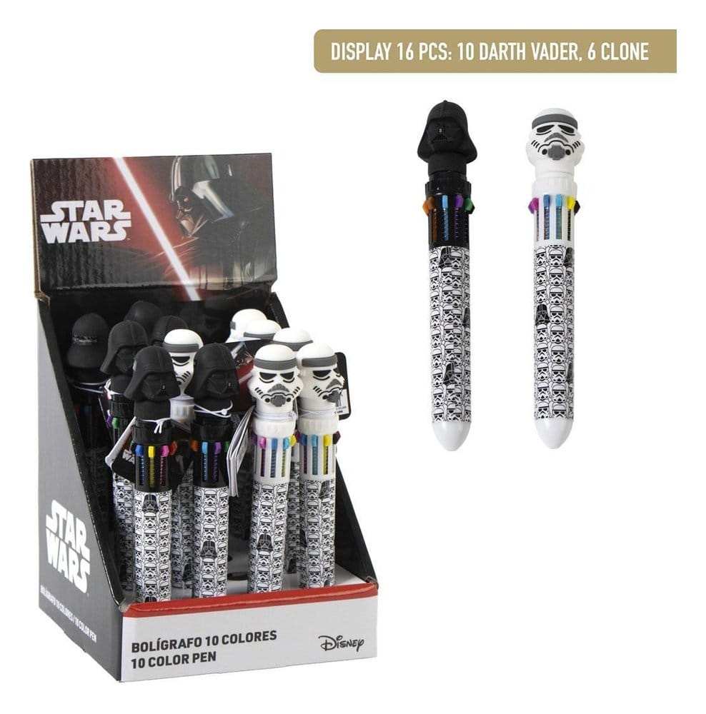 x_cer2700002380 Star Wars Multicoloured ball pen Display (16) - immagine 1