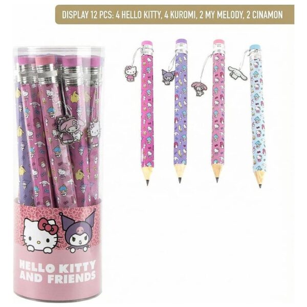 Sanrio Large Pencils Hello Kitty Display (12)
