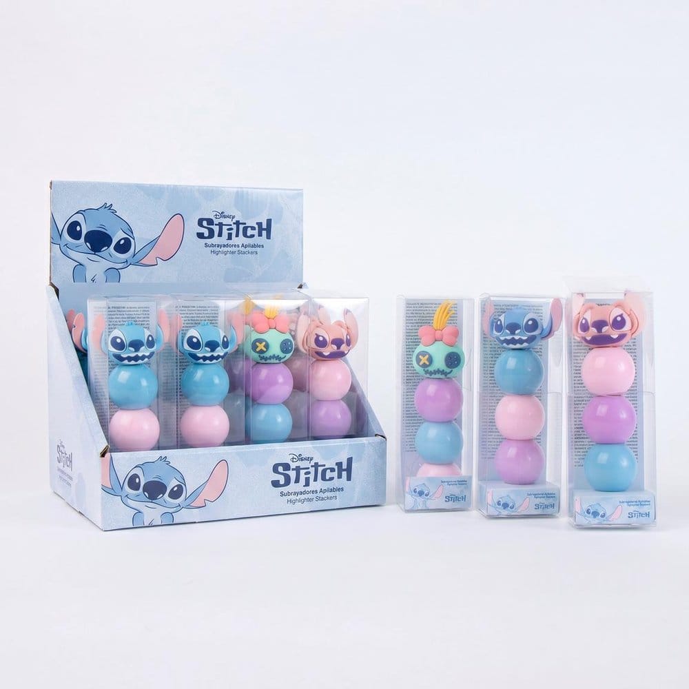 x_cer2700002400 Disney Stackable Highlighters Stitch Display (16) - immagine 1