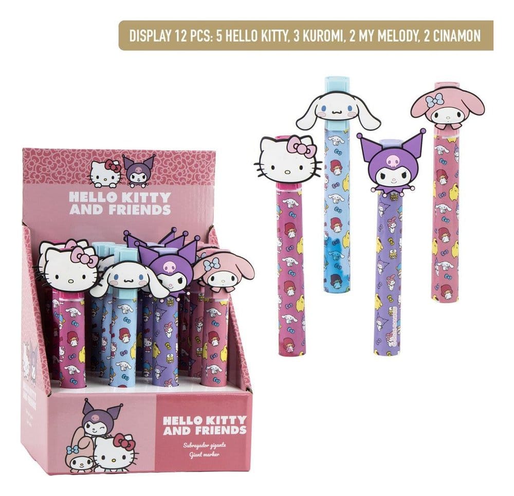 x_cer2700002406 Sanrio Large Highlighter Display (12) Hello Kitty - immagine 1