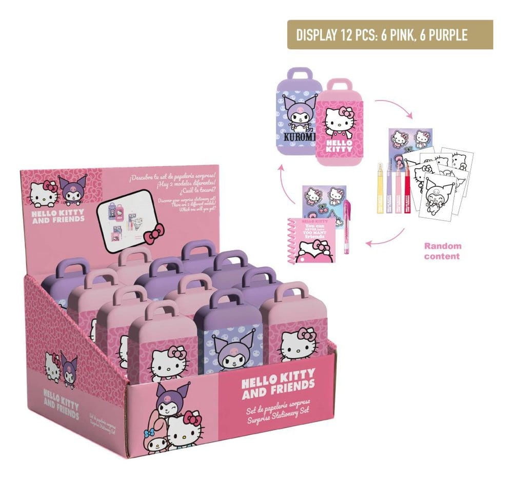 x_cer2700002426 Sanrio Stationery Set Hello Kitty Blind Box Display (12) - immagine 1