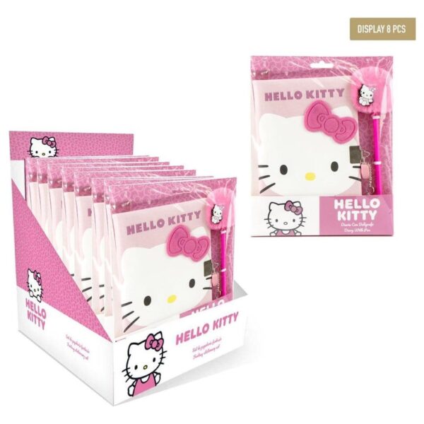 Sanrio Fantasy Stationery Set Hello Kitty Pink Display (8)