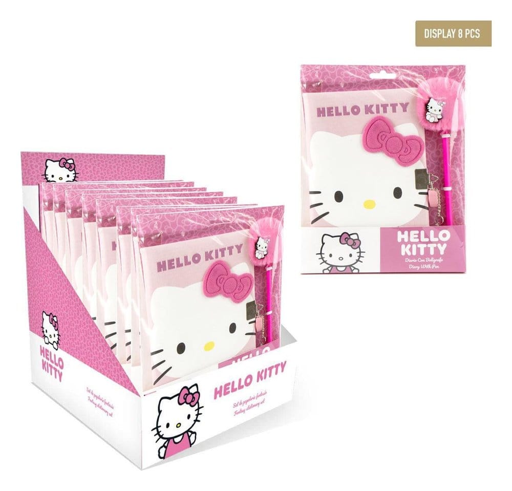 x_cer2700002429 Sanrio Fantasy Stationery Set Hello Kitty Pink Display (8) - immagine 1