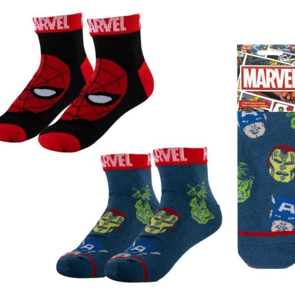 Marvel Socks 2-Pack Short 38-45