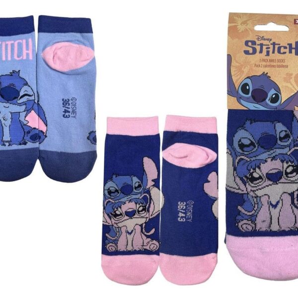 Disney Socks 2-Pack Stitch Short 36-43