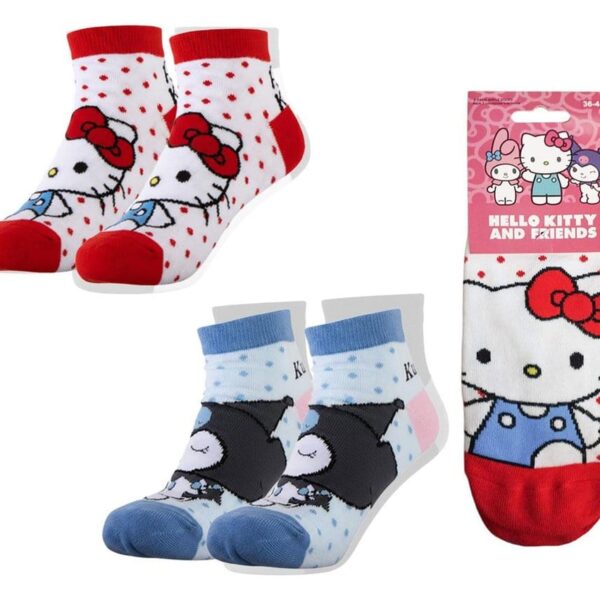 Sanrio Socks 2-Pack Hello Kitty Short 36-43