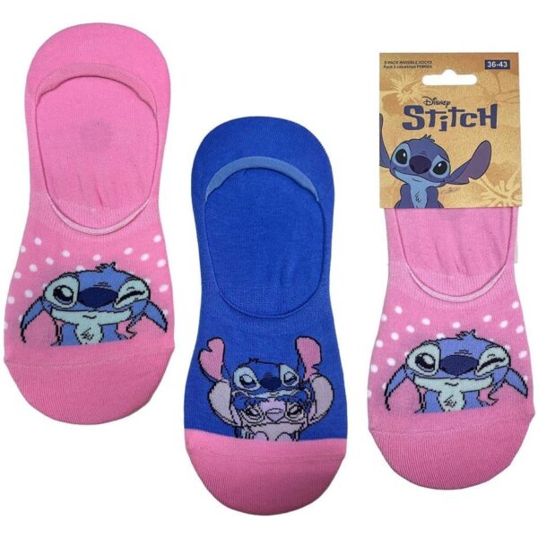 Disney Socks 2-Pack Stitch Pinkies 36-43
