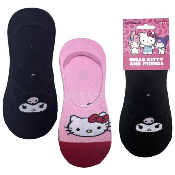 Sanrio Socks 2-Pack Hello Kitty Pinkies 36-43