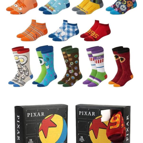 Disney Pixar Socks 12-Pack 38-45