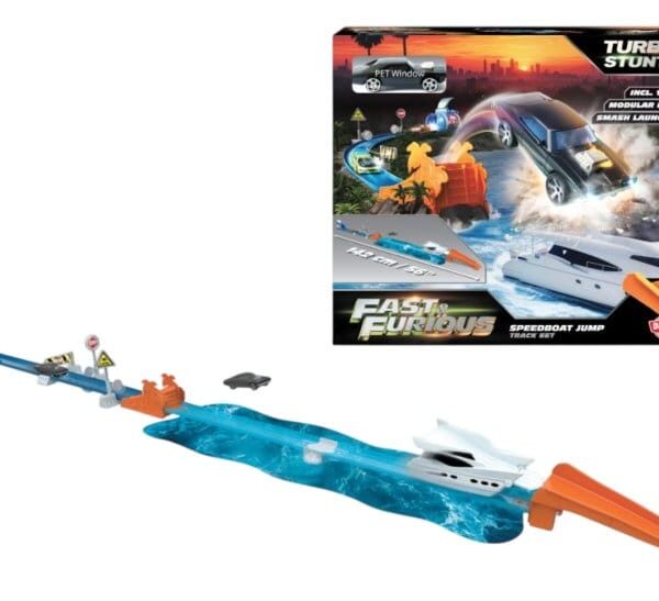 Fast & Furious Playset Speedboat Jump 11 cm