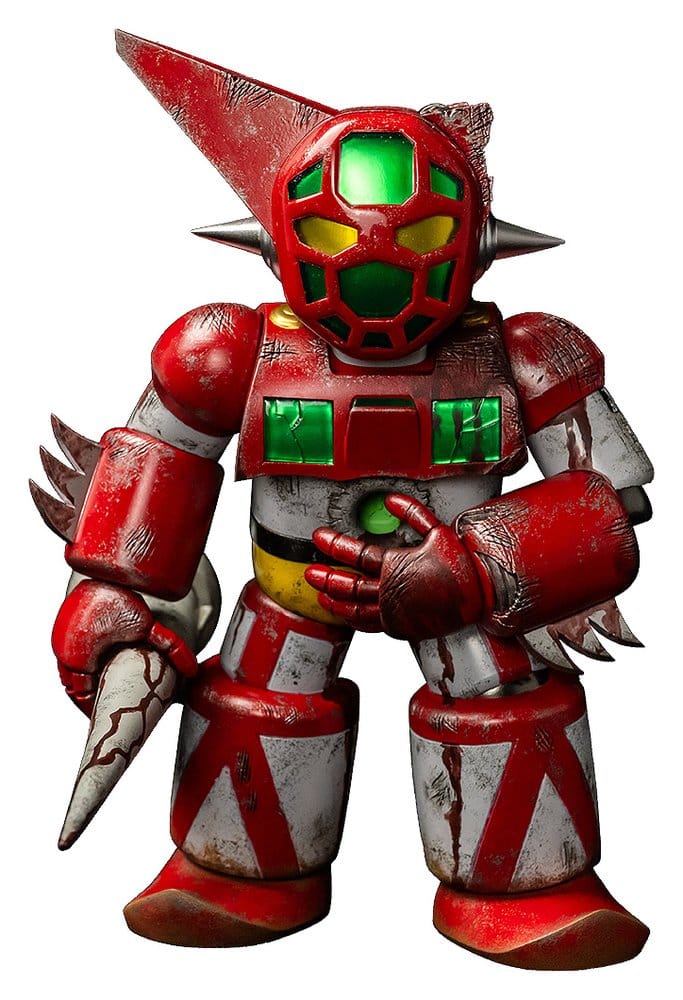 x_emto30045 Shin Getter Robo vs Neo Getter Robo Chibi Creature Vinyl Figure First Getter Robo-1 (The Final Battle in New York) 17 cm - immagine 1