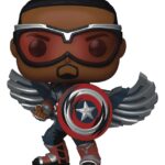 Marvel POP! Comics Vinyl Figure Captain America (Sam Wilson) (Comic Deco) Exclusive 9 cm