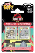 Jurassic Park Bitty POP! Vinyl Figure 2-Pack Velociraptor & Brachiosaurus 2 cm