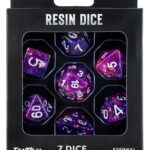 Fanroll Greatest Hits Resin Dice Set Eternal Purple & Blue (7)