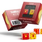 Catan Dice Set D6 Sharp Edge Resin