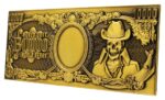 One Piece Replica 10,000 World Berry Metal Banknote 6 x 15 cm - immagine 2
