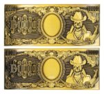 One Piece Replica 10,000 World Berry Metal Banknote 6 x 15 cm - immagine 3