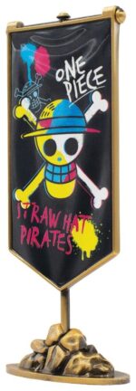 One Piece Replica Straw Hat Pirates Metal Banner 11 x 6 cm - immagine 2