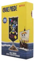 One Piece Replica Straw Hat Pirates Metal Banner 11 x 6 cm - immagine 5