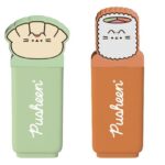 Pusheen Highlighters with Topper Sushi Roll Set of 4