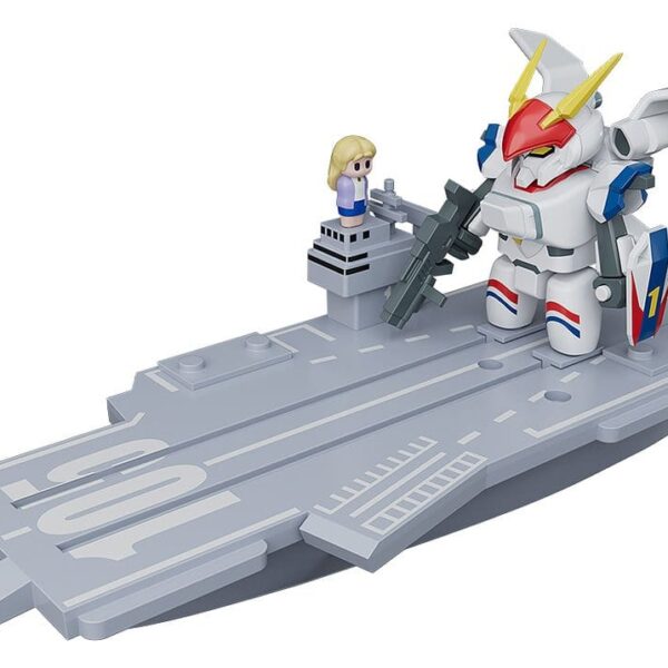 Metal Armor Dragonar Brickroid Action Figure Dragonar-1 (Opening Ver.) & Carrier Set 5 cm