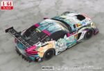 Hatsune Miku GT Project Vehicle 1/64 Good Smile Hatsune Miku AMG 2017 Super GT Ver. 7 cm - immagine 3