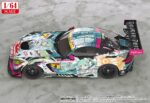 Hatsune Miku GT Project Vehicle 1/64 Good Smile Hatsune Miku AMG 2017 Super GT Ver. 7 cm - immagine 4