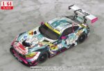 Hatsune Miku GT Project Vehicle 1/64 Good Smile Hatsune Miku AMG 2018 SUPER GT Ver. 7 cm - immagine 2