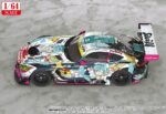 Hatsune Miku GT Project Vehicle 1/64 Good Smile Hatsune Miku AMG 2018 SUPER GT Ver. 7 cm - immagine 4