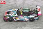 Hatsune Miku GT Project Vehicle 1/64 Good Smile Hatsune Miku AMG 2019 SUPER GT Ver. 7 cm - immagine 4