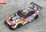 Hatsune Miku GT Project Vehicle 1/64 Hatsune Miku AMG 2021 SUPER GT Round 5 Ver. 7 cm - immagine 2