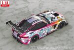 Hatsune Miku GT Project Vehicle 1/64 Hatsune Miku AMG 2021 SUPER GT Round 5 Ver. 7 cm - immagine 3