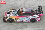 Hatsune Miku GT Project Vehicle 1/64 Hatsune Miku AMG 2021 SUPER GT Round 5 Ver. 7 cm - immagine 4