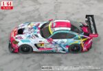Hatsune Miku GT Project Vehicle 1/64 AMG 2024 Season Opening Ver. 7 cm - immagine 4