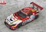 Hatsune Miku GT Project Vehicle 1/64 Mercedes-AMG Team Good Smile 2019 Suzuka 10 Hours Ver. 7 cm - immagine 2