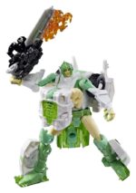 Transformers Generations War for Cybertron: Siege Deluxe Class Action Figure WFC-S15 Autobot Greenlight & Battle Masters Dazzlestrike 14 cm
