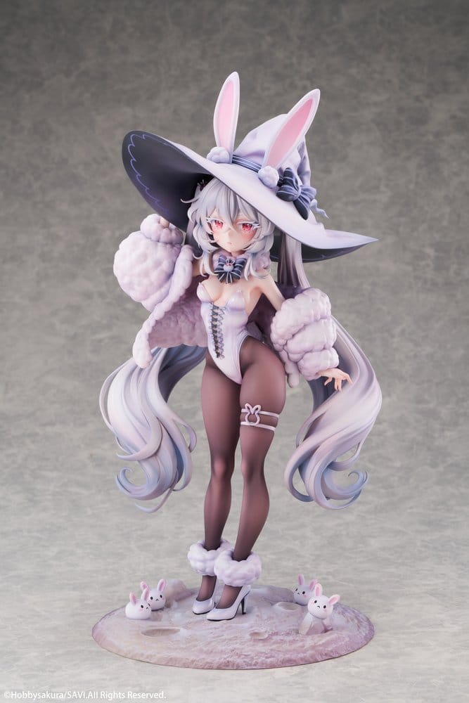 x_hbsa33065 Original Character PVC Figure 1/6 Moon Witch Police Marshmallow illustration by SAVI Deluxe Edition 34 cm - immagine 1
