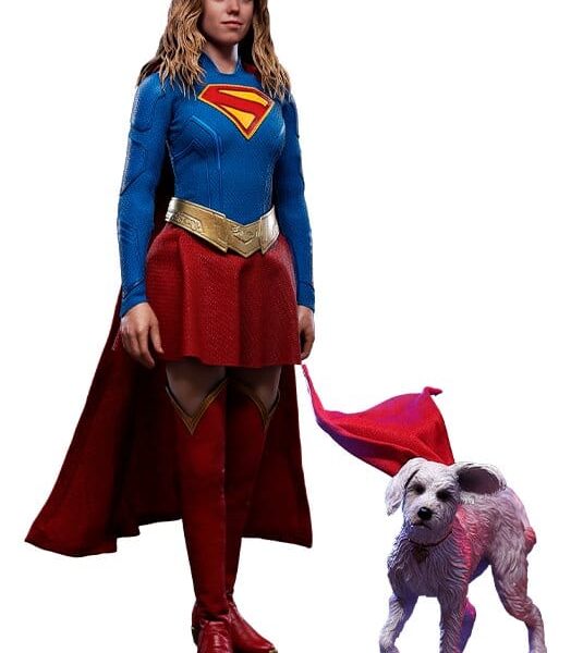 DC Comics Movie Masterpiece Action Figure Set Supergirl & Krypto 28 cm