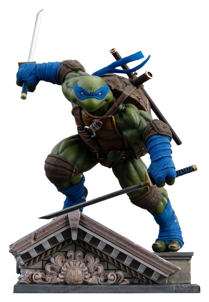 x_is33736 Teenage Mutant Ninja Turtles Art Scale Statue 1/10 Leonardo Unleashed 22 cm - immagine 1